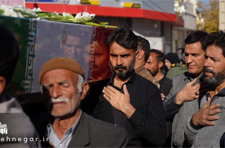مراسم استقبال و تشییع شهید گمنام عملیات والفجر ۸ در زاوه برگزار شد
