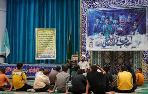 روایت تصویری از حضور دهه نودی‌ها و دهه هشتادی ها در اعتکاف زاوه